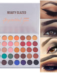35 Colors Eyeshadow Palette with 7Pcs