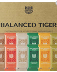 Organic Functional Mushroom Protein Bars | Made in USA | Full Dose (1500mg) Lions Mane, Chaga, Reishi & Cordyceps Bars | Vegan Protein Bars, Adaptogens, Superfoods Protein Bars | 12 Bars Variety Box