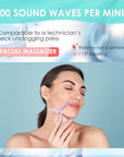 Facial Massager Red-Light-Therapy-for-Face and Neck, Face 𝖲 culpting Wand with 7 Color - Birthday, Christmas, Mothers Day, Valentines Day Gifts for Her Women Mom Best Friend Wife Teacher (Rose Gold)