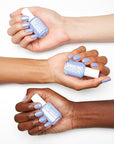 essie Salon-Quality Nail Polish, 8-Free Vegan, Cornflower Blue, Bikini So Teeny, 0.46 fl oz