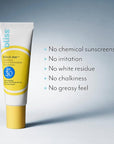Bliss Block Star SPF 30 Invisible Daily Tinted Sunscreen with Zinc Oxide, Sunscreen & Makeup Primer - 100% Mineral Broad Spectrum Sunscreen with Titanium Dioxide and Antioxidant Blend,- 1.4 fl oz.