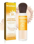 Mineral Sunscreen Setting Powder SPF 50++,Oil Control Long Sunscreen Powder