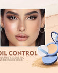 SACE LADY Face Pressed Powder Sets Makeup, Controls Cruelty-free, (#01) 0.35oz