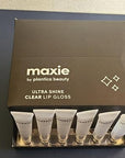 Maxie by Plantico Beauty Clear Lip Polish bulk (12 Pieces) CLEAR/ALOE (Original Clear, 3 PCS)