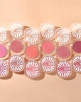 Cheeky Blush Compact for Face Cheeks, Talc Free Blusher Palette, Matte Powder Makeup, Natural Healthy, Mauve Pink Magenta Peach Red, Vegan Cruelty Free