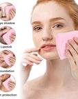 16pcs Makeup Remover Cloths Reusable, Reusable Makeup Wipes, Washable Makeup Remover Pads, Ultra Soft Towels for Women, Erase Your Face & Lips for All Skin, 8 Colors, 6.3 X 6.69 In