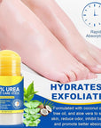 Urea Cream Stick 60% plus Salicylic Acid 2%, Maximum Strength Urea Foot Cream for Dry Cracked Feet, Knees, Elbows, Hands, Exfoliating Dead Skin, Softening Skin Moisturizer (1PC, 40G)