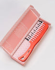Big Hair Tools Extra Large Wide Tooth Comb for Thick, Curly, Wavy or Long Hair - Frizz-Free Detangling Shower Comb - Orange
