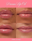 Summer Fridays Dream Lip Oil - Tinted Lip Oil with Moisturizing Sheer Coverage, High-Shine and Deep Hydration - Non-Sticky Formula for Long-Lasting Softness - Pink Cloud (0.15 Oz)