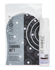St Moriz Professional Dark Self Tanner Mousse with Tanning Mitt Bundle - Sunless Instant Self Tanning Foam with Vitamin E for Moisturizing (6.76 fl oz)