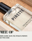 PIRETTE Fragrance Oil Roll On, Beach-Inspired, Long Lasting Perfume Oil with Notes of Fresh Green Coconut, Surf Wax & Sunscreen, Daily Rollerball Perfume for Women, 0.5 fl oz