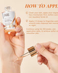 ANAI RUI Squalane + Vitamin E Rosehip Oil Moisturizer for Face Hydrate, Reduce Scars and Stretch Marks, Wrinkles for Smoother, Softer Skin 1 fl. Oz