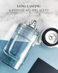Mercedes-Benz for Men - Long Lasting Cologne for Men - Bergamot, Lemon and Cedar Notes - Everyday Wear Eau de Toilette in Iconic Bottle - 8.1 oz EDT