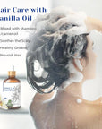 HIQILI Vanilla Essential Oil, Undiluted Natural Strong Fragrance Add in Skin Perfume, Unscented Lotion, Candle Soap Making Scent, Relax at Home with Diffuse Warm Sweet Aroma -100ML