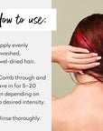 FOUR REASONS Color Mask - Red - (27 Colors) Toning Treatment, Color Depositing Conditioner, Tone & Enhance Color-Treated Hair - Semi Permanent Hair Dye, Vegan and Cruelty-Free, 6.76 fl oz