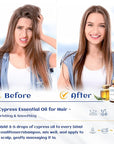 HIQILI 100ML Cypress Essential Oil, 100% Natural for Diffuser, Skin Care, Includes 10ML Travel Bottle - 3.38 Fl Oz