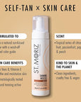 St. Moriz Professional Medium Self Tanner Mousse - Sunless Instant Self Tanning Foam for a Golden, Natural Looking Fake Tan - Moisturizing Tanner – With Aloe Vera & Vitamin E - Vegan (6.76 fl oz)