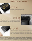 2-in-1 Hair Color Stick & Comb, Waterproof and Sweat-Proof Hair Dye Comb, Instant Convenient Root Touch Up for Gray Hair, Touch up Comb for Women & Men (Black Bronw)