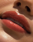 Tower 28 ShineOn Lip Jelly, FIRE, Non-Sticky, Hydrating Vegan Lip Gloss in Sheer Orange, Moisturizing Apricot and Raspberry Seed Oil, Clean, Cruelty Free