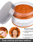 Orange Temporary Hair Color,Natural Hair