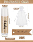 50 Sets Baby Shower Lip Balm Supplies