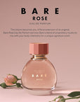 Victoria's Secret Bare Rose Eau de Parfum, Notes of Pear Skin, Rosa Centifolia & Sheer Woods, Perfumes for Women (3.4 oz)