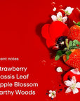 PHLUR Strawberry Letter Eau de Parfum - Full Size Perfume Spray - Strawberry Gourmand Fine Fragrance (50mL)