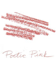 LAURA GELLER NEW YORK Marble Lips Multidimensional Liner, Poetic Pink - Marbleized Smooth Glide Sharpenable Lip Liner for Fuller Lips