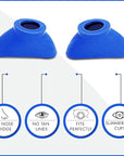 Super Sunnies Slim Flex UV Eye Protection, FDA Compliant Individual Tanning Goggles Eyeshields