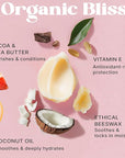 USDA Organic Lip Balm - USA Made with Natural Ingredients, 4 Pack Multi Flavor Lips Moisturizer, Moisturizing Lip Care, Beauty Gifts & Small Birthday Gifts, Moisturizer Chapstick Care for Dry Lips