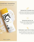 PATTERN Beauty by Tracee Ellis Ross Cleansing Shampoo w Matcha Green Tea, Aloe and Green Tea for Curls & Coils 7.8 fl oz