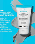 BeautyStat Universal Microbiome Purifying Radiance Mask, Cleansing Mask Clays () 2.5 oz