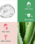 Aloe Vera Gel - USA Made with Natural & Organic Ingredients, Aloe Vera Plant Gel for Face with Vitamin C & E, Pure Aloe Vera Gel for Face Mask, Hair & Skin, Soothing and Cooling Gel for After Sun