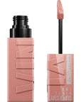 Maybelline Super Stay Vinyl Ink Longwear No-Budge Liquid Lipcolor Makeup, Highly Pigmented Color and Instant Shine, Captivated, Pink Lipstick, 0.14 fl oz, 1 Count
