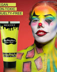 MEICOLY Ogre Green Face Body Paint,2.37OZ Large Tube Water Based Body Paint,Elphaba Green Face Paint,High Pigment Face Paint for Disgust Goblin Demon Halloween SFX Special Effects Cosplay Makeup