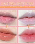 Lip Mask Overnight, Lip Sleeping Mask, (peach&grapefruit)