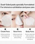 HANYUL Chestnut Shell Pore Tight Toner Pads | Daily Mask for Spot Care, Mild Exfoliating with AHA & BHA & LHA, Skin Smoothing and Refining, Vegan Certified, Korean Skincare, 50 Sheets (150ml)