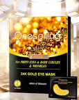 Under Eye Patches (24 Pairs) - Gifts for Women - Golden Under Eye Mask for Dark Circles, Puffiness & Wrinkles, Eye Gels Pads for Refreshing, Revitalizing - Bridesmaid Gifts