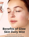MISSHA Glow Skin Balm To Go Mist, 4-in-1 Hydrating, Refreshing, Makeup-Enhancing, Portable Dewy Glow Spray