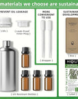 HIQILI Eucalyptus Essential Oil for Spray, Diffuser & Skin, 100% Pure Undiluted - 32 Fl Oz