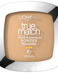 L'Oreal Paris True Match Super Blendable Oil Free Powder Foundation, W4 Light Medium, 0.33 oz, Packaging May Vary
