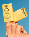 Sun Bum Kids SPF 50 Clear Face Stick Sunscreen - Wet or Dry Skin Application Broad Spectrum Sunscreen with Vitamin E - Hawaii 104 Act Compliant (Without Octinoxate & Oxybenzone) - Travel Size 0.53 oz