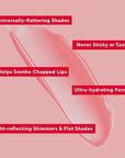 Mirabella Luxe Advanced Lip Gloss, Hydrating Non-Sticky High-Shine Lip Gloss for Women, Infused with Vitamin E & Jojoba Oil, Long-Lasting & Cruelty-Free - Original Sublime (Rich Purple Plum)