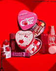 Lip Smacker Heart Tin Lip Balm Trio, Sweet & Fruity Flavors, Moisturizing & Hydrating Lip Care, Sheer Glossy Finish, Fun & Collectible Gift Set for All Ages - Hello Kitty