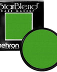 Mehron Makeup StarBlend Cake Makeup | Wet/Dry Pressed Powder | Powder Foundation | Green Face Paint & Body Paint 2 oz (56g)
