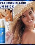 Sun Stick,Watery Sunscreen Stick for Face,Matte Long Lasting Non-Greasy SPF 35+Sunstick I