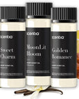 Love Collection Fragrance Oil Set – Essential Oil Blends for Diffusers, Candles & Soaps – Jasmine, Rose, Citrus, Amber & Musk – Made in USA, Phthalate-Free – Holiday Gift Set 3×20ml (2.03 fl oz)