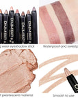 evpct Sand Shimmer Cream Eye Shadow Brightener Sticks Set for Eyes, Sand Matte Pencil Eye shadow Applicator Stick Pen Palette Makeup Waterproof sombras en crema para ojos 25#