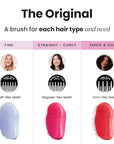 Tangle Teezer Original Detangler Brush, Dry & Wet Hair Brush for Thick & Curly Hair Types, Pink Punch