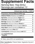 Anima Mundi Viridem Greens Detox Elixir - GI & Liver Detox Liquid Supplement, Natural Herb Cleanse with Chlorophyll, Moringa + Organic Chlorella - Add to Juice & Alkalizing Teas (2oz)